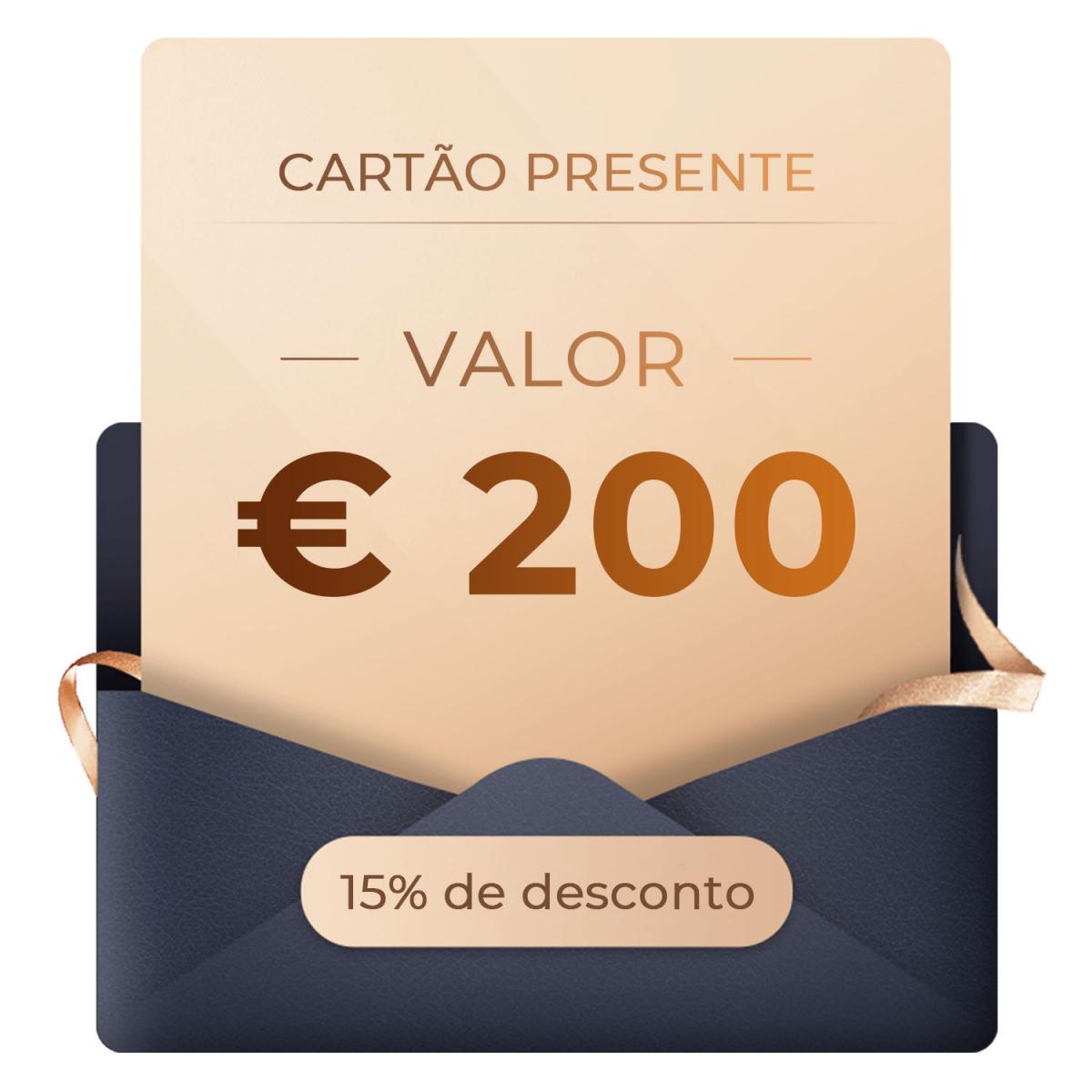 Vale-presente: valor de $ 200 - pode ser usado com qualquer desconto
