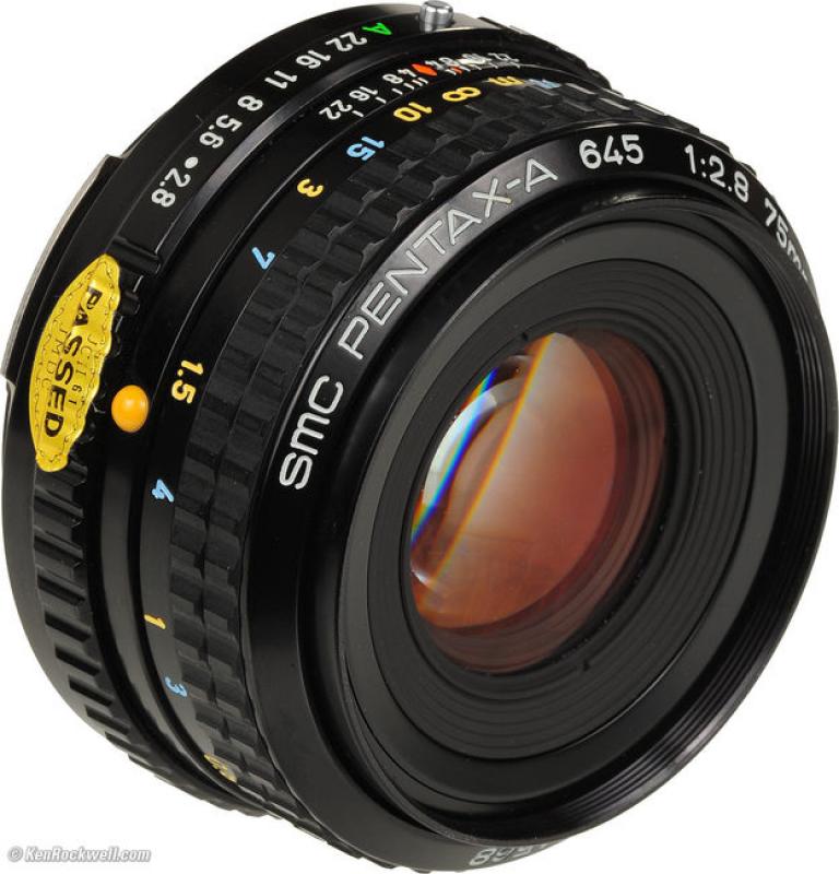 SMC Pentax-A 645 45mm F/2.8 Lens #42233G41 www.icomb.org
