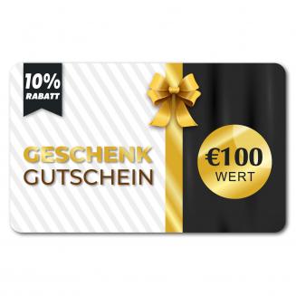 100 € Geschenkgutschein, kann mit Gutscheincodes verwendet werden, kann in Kombination mit jedem Black Friday-Event verwendet werden