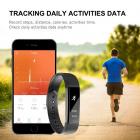 ID115 Smart Bracelet Sports Fitness Tracker - Black