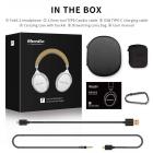 Bluetooth-наушники с активным шумоподавлением Bluedio F2 - белый