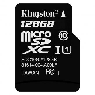 Карта памяти microSDHC Kingston 128 ГБ, класс 10 UHS-I, 80 МБ / с Карта памяти microSDHC Kingston 128 ГБ, класс 10 UHS-I, 80 МБ / с