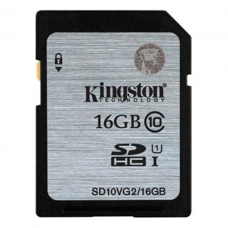 Карта памяти Kingston 16 ГБ SDHC класса 10 UHS-I 45R / 10 Вт Карта памяти Kingston 16 ГБ SDHC класса 10 UHS-I 45R / 10 Вт