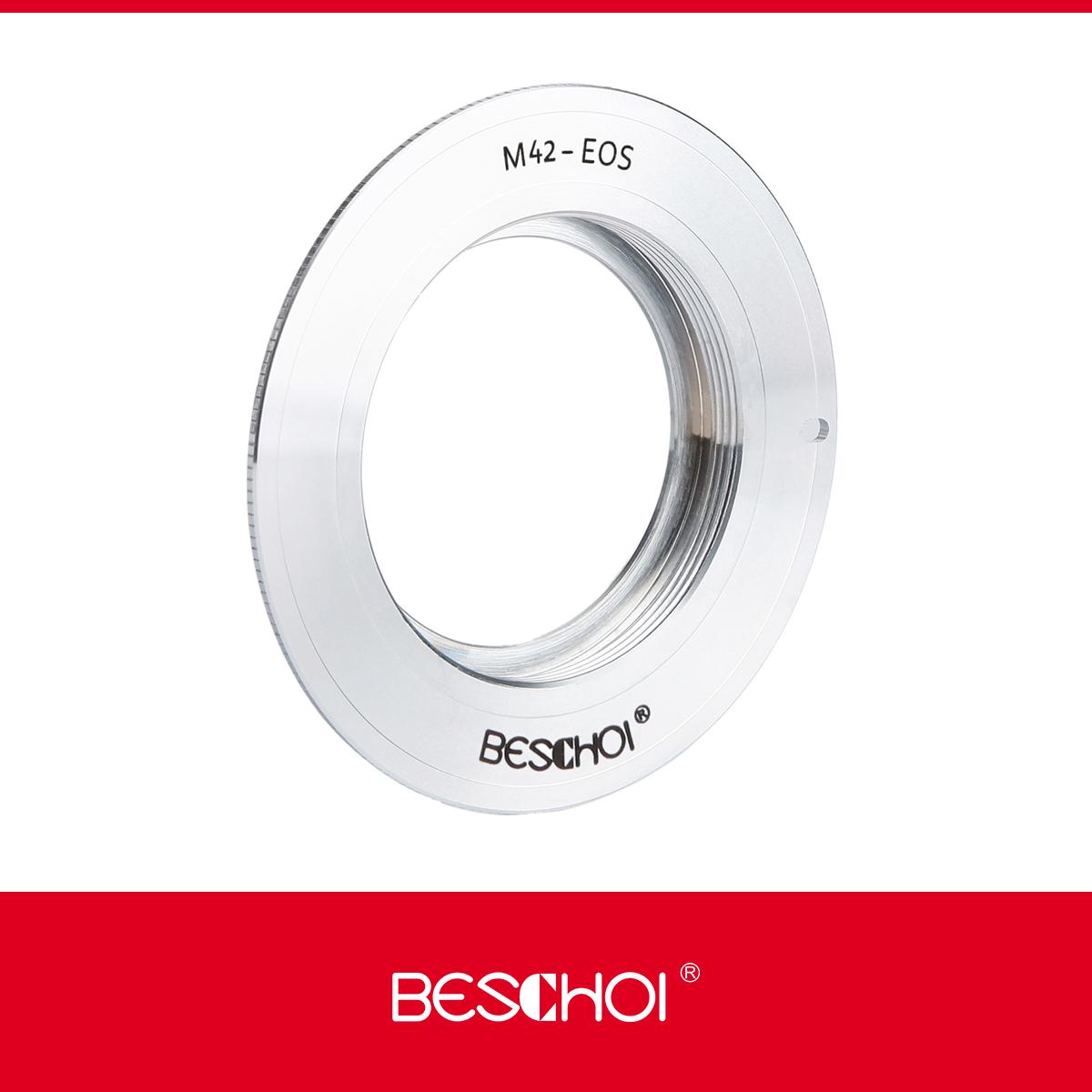 Beschoi M42 Lens - Canon EOS EF Montaj Kamera Gövdesi K&F Konsept Lens Montaj Adaptörü