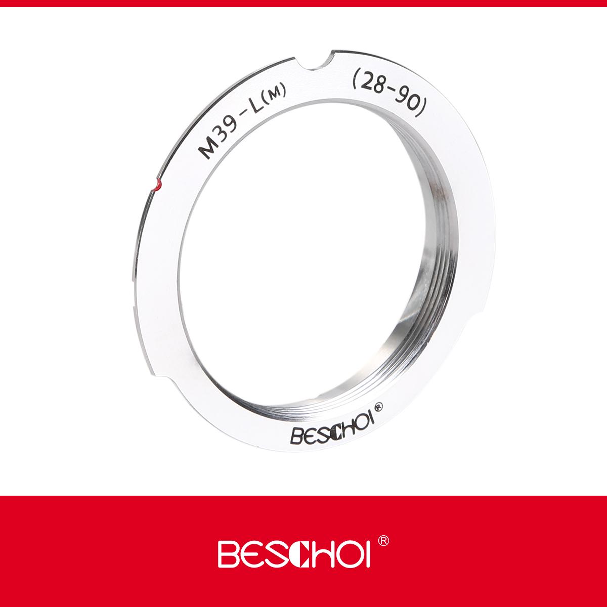 Beschoi Leica 28 mm/90 mm M39 Lens - Leica M Kamera Gövdesi K&F Concept Lens Montaj Adaptörü