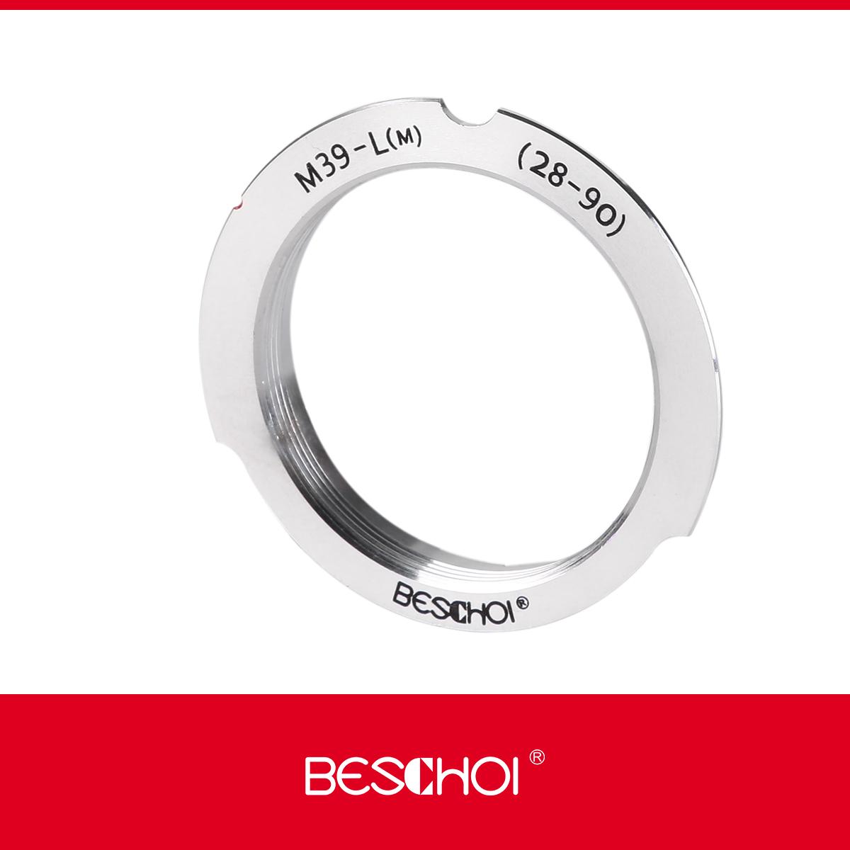 Beschoi Leica 28 mm/90 mm M39 Lens - Leica M Kamera Gövdesi K&F Concept Lens Montaj Adaptörü