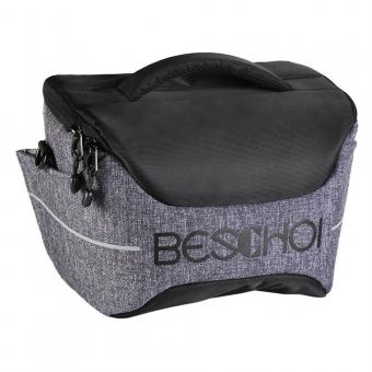 Beschoi Compact Camera Bag DSLR Gadget Bag Shockproof Travel Padded Shoulder Bag with Rain Cover for DSLR SLR Camera, Lens and Accessories