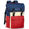 Mochila para laptop de 15,6 polegadas, mochila leve e elegante resistente à água para estudantes, bolsa fina multifuncional para caminhadas em viagens escolares