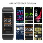 GPS Fitness Tracker, Monitor de atividade de tela colorida com monitor de freqüência cardíaca, GPS embutido, com 24 modos esportivos, Pulseira inteligente Bluetooth impermeável IPX67 com contador de passos, Contagem de calorias