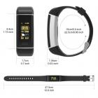 GPS Fitness Tracker, Monitor de atividade de tela colorida com monitor de freqüência cardíaca, GPS embutido, com 24 modos esportivos, Pulseira inteligente Bluetooth impermeável IPX67 com contador de passos, Contagem de calorias