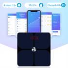 Weight Scale, Smart Scale for Body Weight, Digital Bathroom Scales BMI Weighing Body Fat Scale, Bluetooth 19 Body Composition Monitor Health Analyzer with Smartphone App Blue