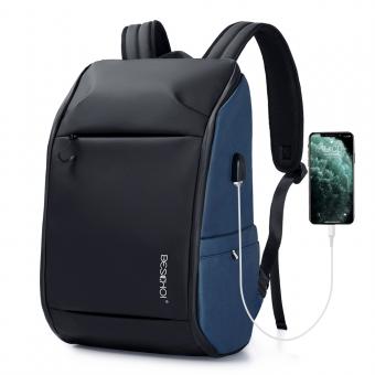 17.3 Inch Laptop Backpack, Large Waterproof Anti-Theft Laptop Bag with USB Port Charging, Stylish Rucksack for Business Work & Travel