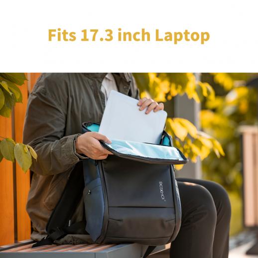 Sac à dos suisse multifonctionnel résistant à l'eau pour ordinateur portable  17.3 pouces, sac d'école Super Durable avec Port de chargement USB, mis à  jour