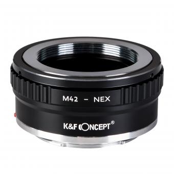 K&F Concept Adapter für M42 Objektiv auf Sony E Mount Kamera