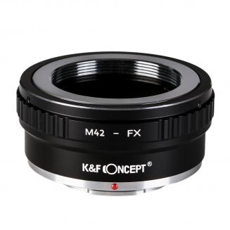 K&F Concept Adapter für M42 Objektiv auf Fuji X Mount Kamera