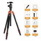 K&F Concept TM2534 Fotostativ Kamerastativ Kugelkopf Einbeinsativ