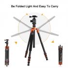 K&F Concept TM2534 Fotostativ Kamerastativ Kugelkopf Einbeinsativ