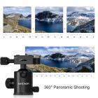 K&F Concept TM2534T Orange Aluminium Kamerastativ Fotostativ Reisestativ Einbeinsativ-Funktion Kugelkopf