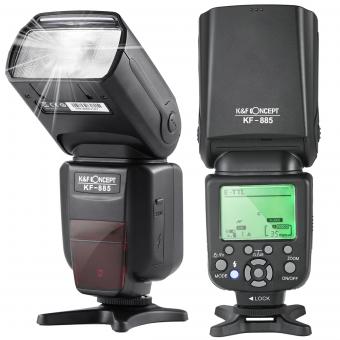 885 TTL HSS Blitz K&F Concept Kamera Speedlite für Canon und Nikon