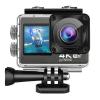 4K 30FPS Dual-Screen waterdichte Action Cam ondersteuning WIFI-afstandsbediening afstandsbediening anti-shake zwart	