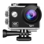 AT-Q40C 4K60FPS Спортивная экшн-камера Видеокамера Ultra HD 13MP WiFi Водонепроницаемая камера (черная)