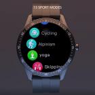 G1 smart watch фитнес-трекер 1,28-дюймовый сенсорный монитор сердечного ритма IP68 водонепроницаемый черный