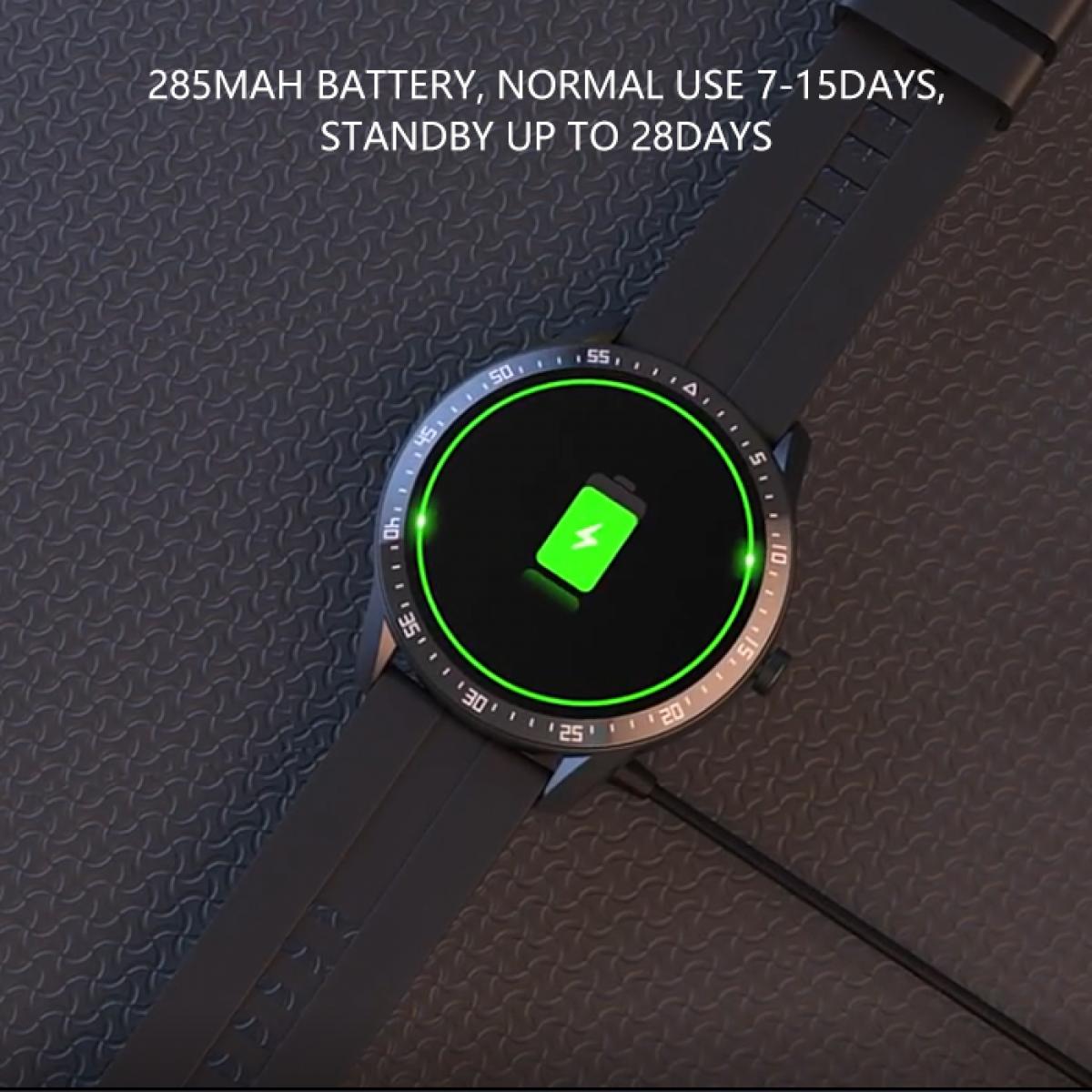 G1 smart watch фитнес-трекер 1,28-дюймовый сенсорный монитор сердечного ритма IP68 водонепроницаемый черный