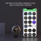 G1 smart watch фитнес-трекер 1,28-дюймовый сенсорный монитор сердечного ритма IP68 водонепроницаемый черный