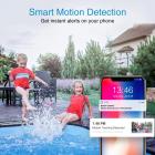 V6 Наружная камера безопасности - видео 1080P, IP-камеры WiFi внутри и снаружи, ночное видение, двухстороннее аудио, доступ к приложениям