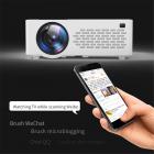 J12 Mini Projector Открытый кинопроектор со 100-дюймовым экраном для проектора, 1080P, совместим с TV Stick, видеоиграми, HDMI, USB, TF, VGA, AUX, AV [правила США]