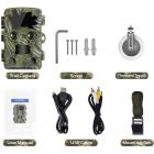 H8201 Trail Camera Dual-Lens с ночным видением Starlight, камерой для наблюдения за дикой природой 4K, активной игровой камерой для охоты Мониторинг дикой природы на открытом воздухе