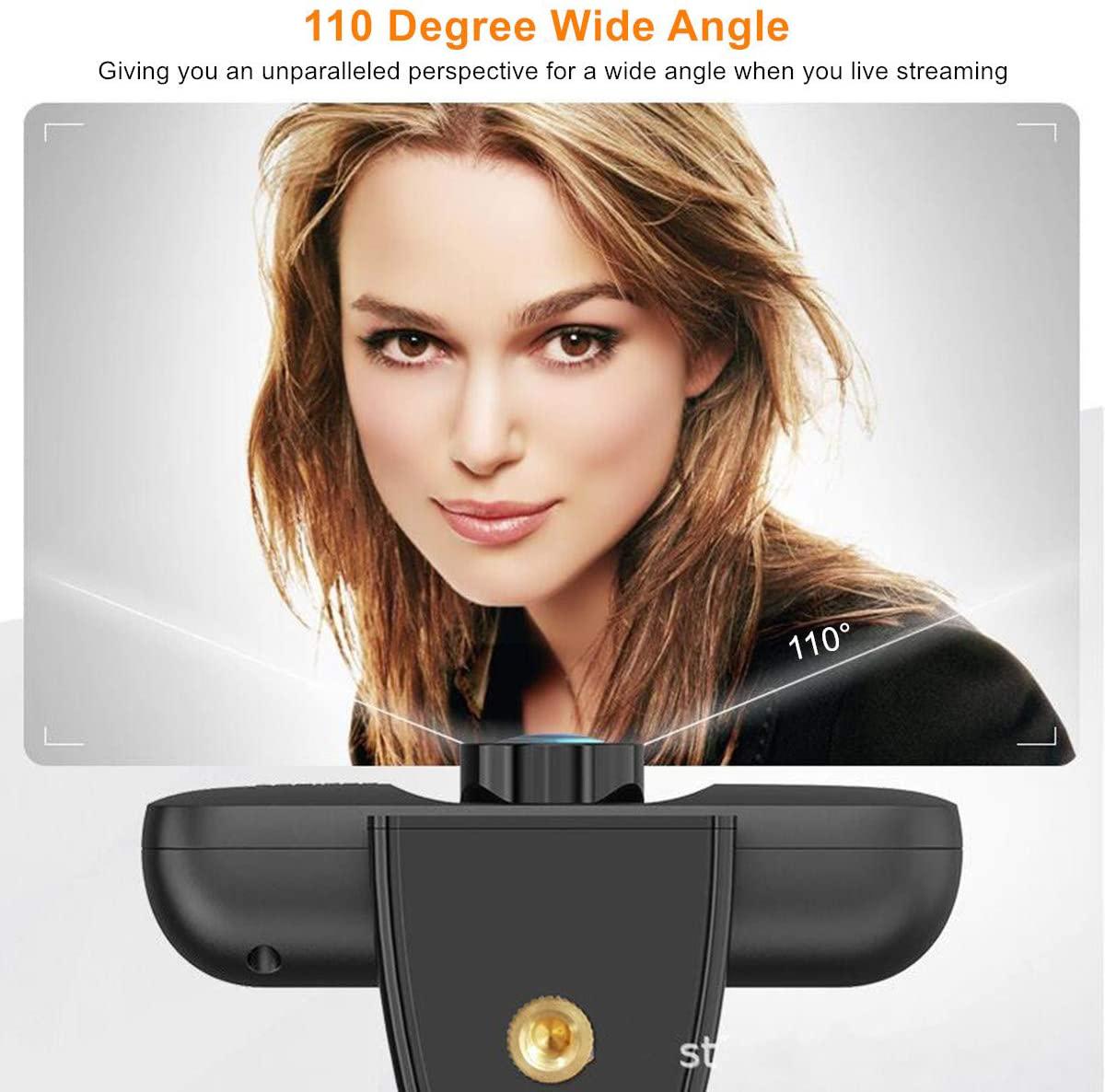 Веб-камера C60 2 миллиона, веб-камера HD с микрофоном , Многосовместимая компьютерная камера для потокового вещания для онлайн-занятий / видеоконференций / звонков / игр