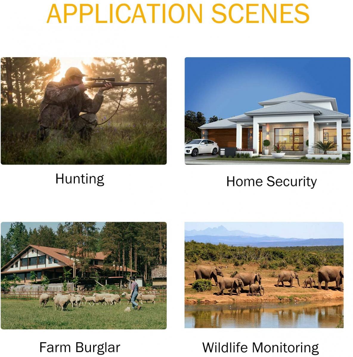LTE 4G Cellular Trail Cameras Cámara inalámbrica de video en vivo de 30MP 4K - Tarjeta SIM gratuita