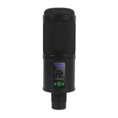 Kit de microfone USB 192K24Bit cardioide de alta taxa de amostragem com suporte cantilever de mesa para jogo de PC com gravação de voz profissional em karaokê