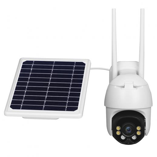 Camara De Seguridad Solar Inalambricas Para Exterior Con Vision Nocturna y  Audio