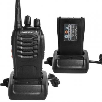 BF-888S walkie-talkie inalámbrico de doble propósito de alta potencia (conector USB)