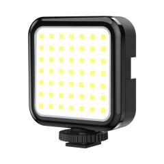 Iluminación LED ajustable para videoconferencias con tres niveles de brillo con ventosa, luz de bolsillo portátil de 6500k para trabajo a distancia, reuniones, transmisiones, vídeo y maquillaje (negro)
