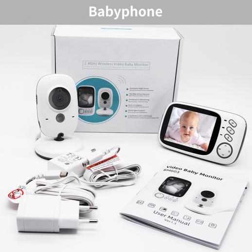 Schlaflieder VB603 Wireless 3.2 Zoll LCD Monitor Video Babyphone Nachtsicht