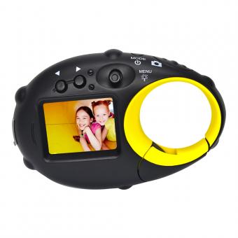 1,5-Zoll-TFT-LCD Kinderkamera Kamera 12MP 4X Digitalzoom (schwarz und gelb)