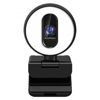 H100 60FPS 1080P-USB-Webcam mit zwei Mikrofonen Aufhelllicht Autofokus