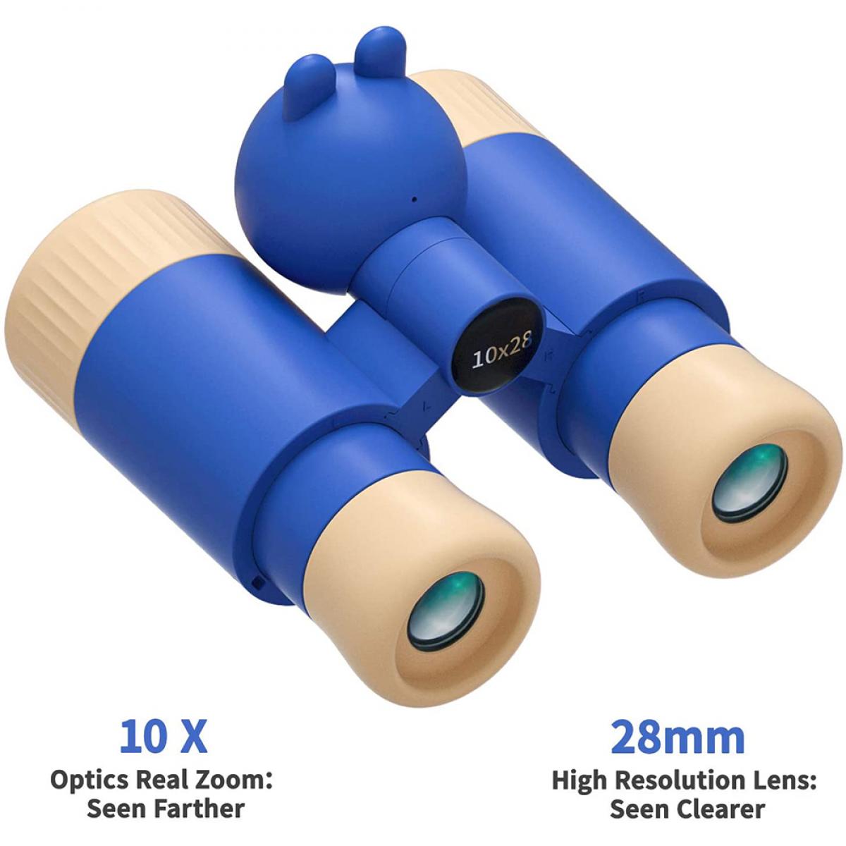 Mini verrekijker, 10x28 hoge resolutie, mini high-definition opvouwbare verrekijker