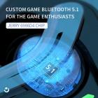TWS Game Headset Trådlöst Bluetooth Headset Stereo Wireless Headset Gaming Trådlöst Headset, Andningsljus & Type-C Laddbox, för IOS / Android