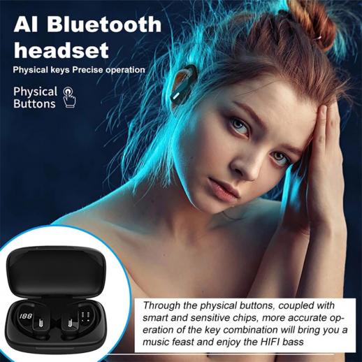 Écouteurs sans fil Casque Bluetooth Écouteurs de lecture 48H TWS