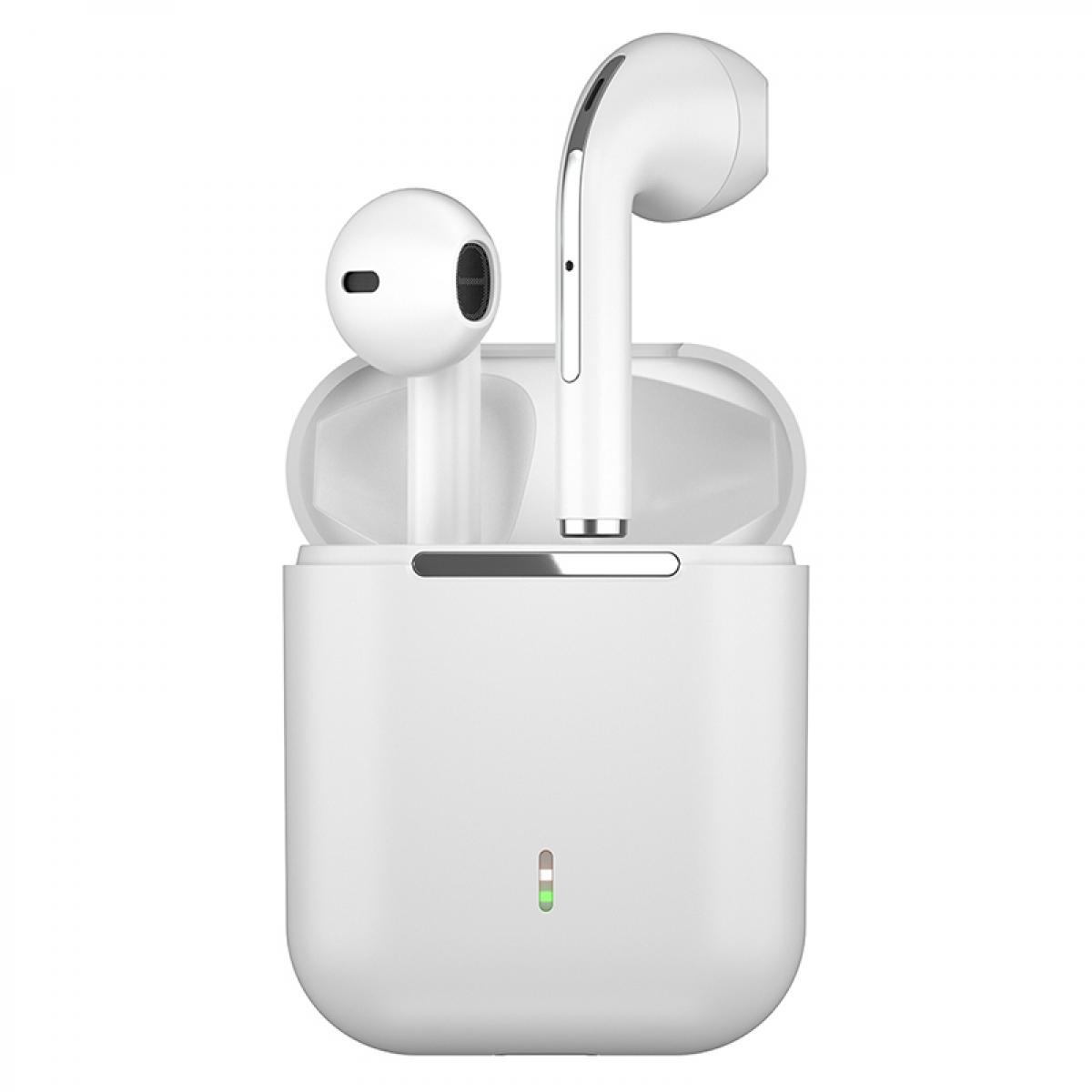 Drahtlose Kopfhörer mit BluetoothHeadset in weißNur-im-Ohr Kopfhörer 