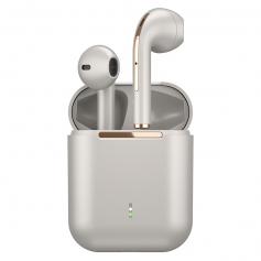 TWS Bluetooth-hörlurar Stereo True Wireless Headset öronsnäckor i örat Handsfree hörlurar öronknoppar för mobiltelefon guld
