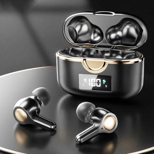 Bluetooth Kopfhörer Kabellos Headset Stereo Einzelkopfhörer Auto In-Ear Ohrhörer 