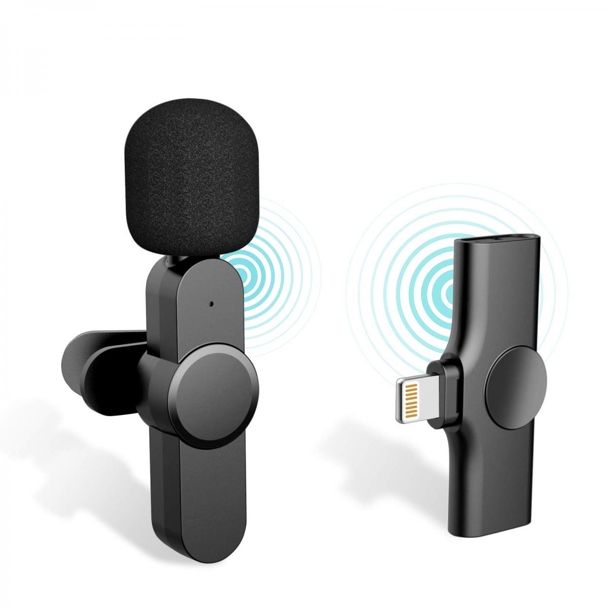Micrófono Lavalier inalámbrico para iPhoneiPad Mini micrófono de solap -  VIRTUAL MUEBLES