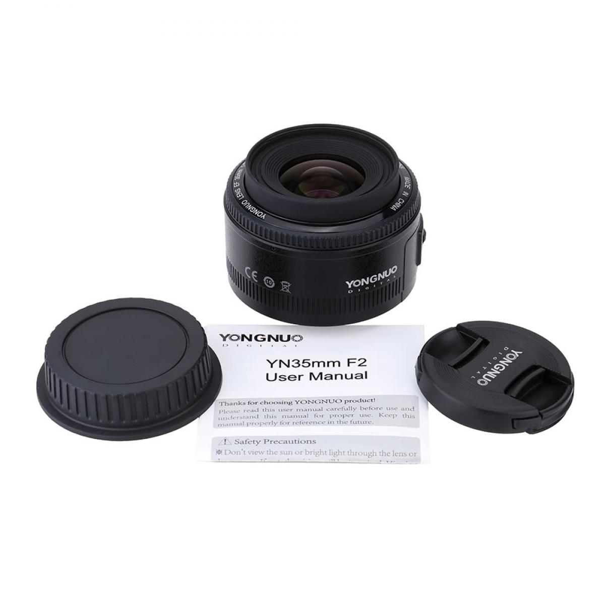Yongnuo YN35mm F2 Lens 1:2 AF/ MF Geniş Açı Sabit / Sabit Odaklı AF Lens Canon EF mount EOS kameralar için