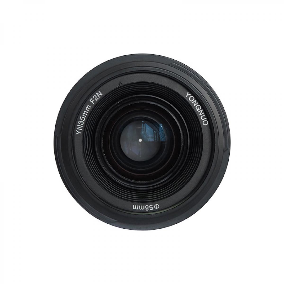 Yongnuo YN 35 mm f/2 standard objektiv med fast fokus autofokus for Nikon digitale speilreflekskameraer med F-fatning
