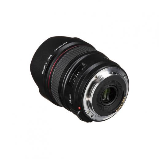 Yongnuo YN 14 Super-Weitwinkel-Objektiv mm EOS-Kameras - Canon mit festem f/2.8 Autofokus EF-Mount KENTFAITH für Fokus